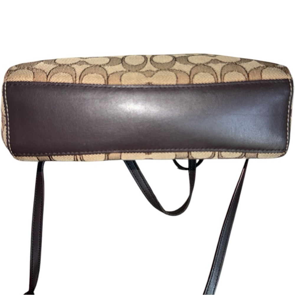 Coach Small Kelsey Crossbody in Signature Jacquard EUC - Picture 9 of 12